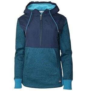 The North Face Tech Sherpa Jacket Large Pullover Zip Fleece Hood Coat